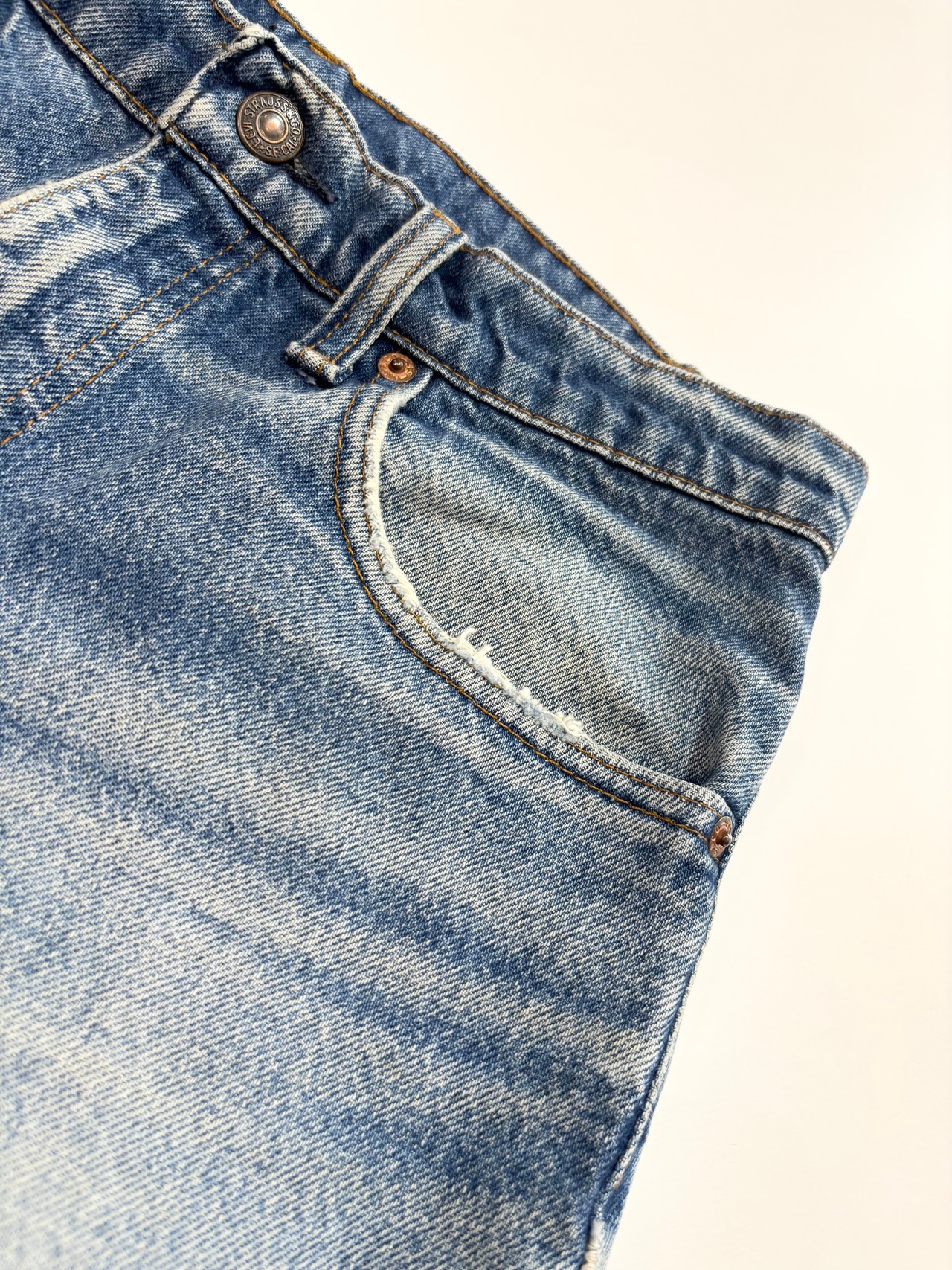 90s Levi’s 505 DENIM PANTS MADE IN USA Size W32L32→W31L31