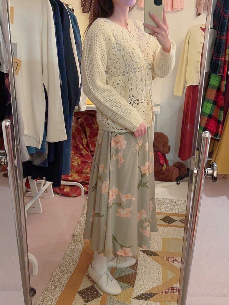 PINK HOUSE / casablanca gather skirt