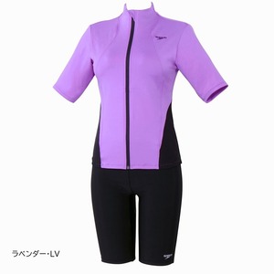 スピードフィットネスセパレート水着[レディース]SFW32565ショートスリーブウェイビーセパ