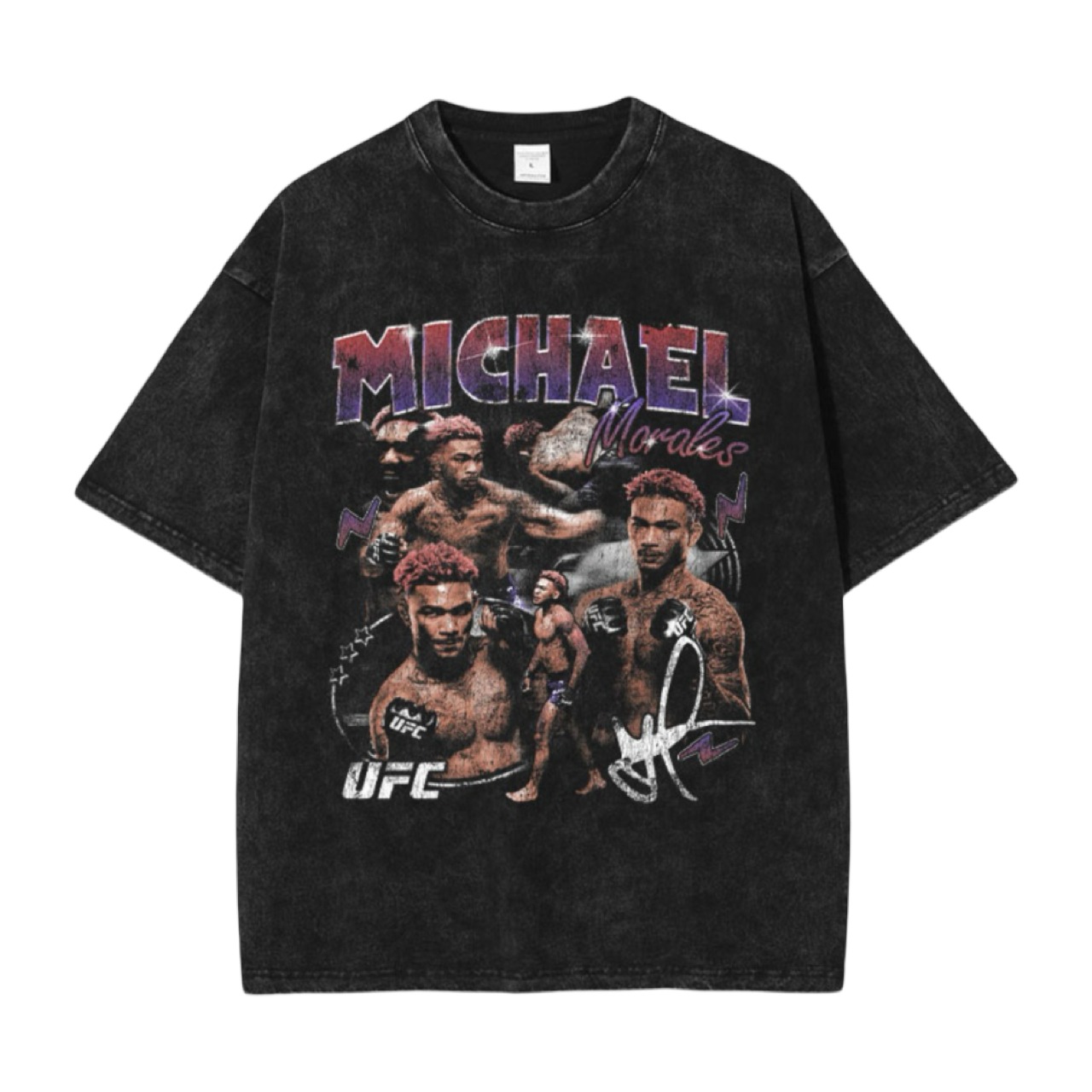 Michael Morales Rap tee–style design