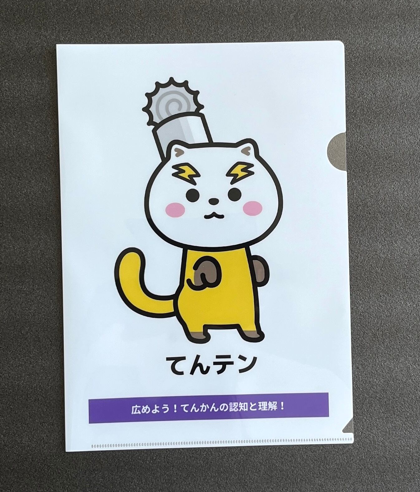 てんテンクリアファイル | てんかん啓発ゆるキャラ「てんテン」公式サイト