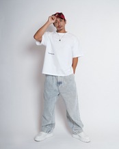 【#Re:room】TWO TUCK WIDE DENIM PANTS［REP321］