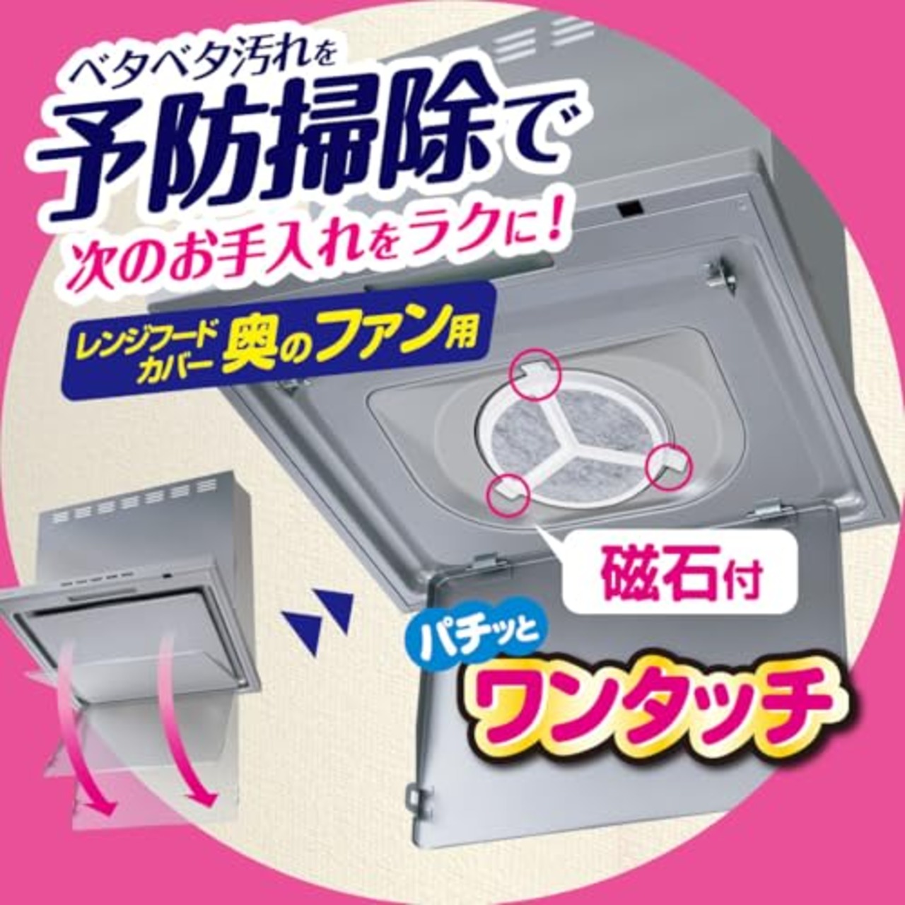 東洋アルミ 換気扇 フィルター シロッコファンフィルター 取付け簡単 直径約21cm 2枚入 フィルたん S5431