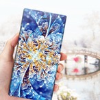 氷花 - 和風 手帳型iPhoneケース