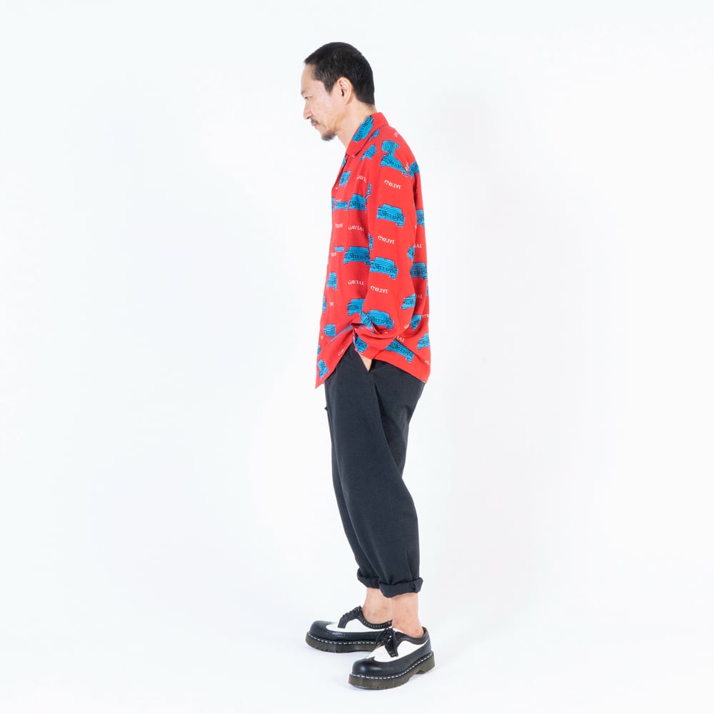 L/S ALOHA SHIRTS “MARK II” (RED) / GAVIAL