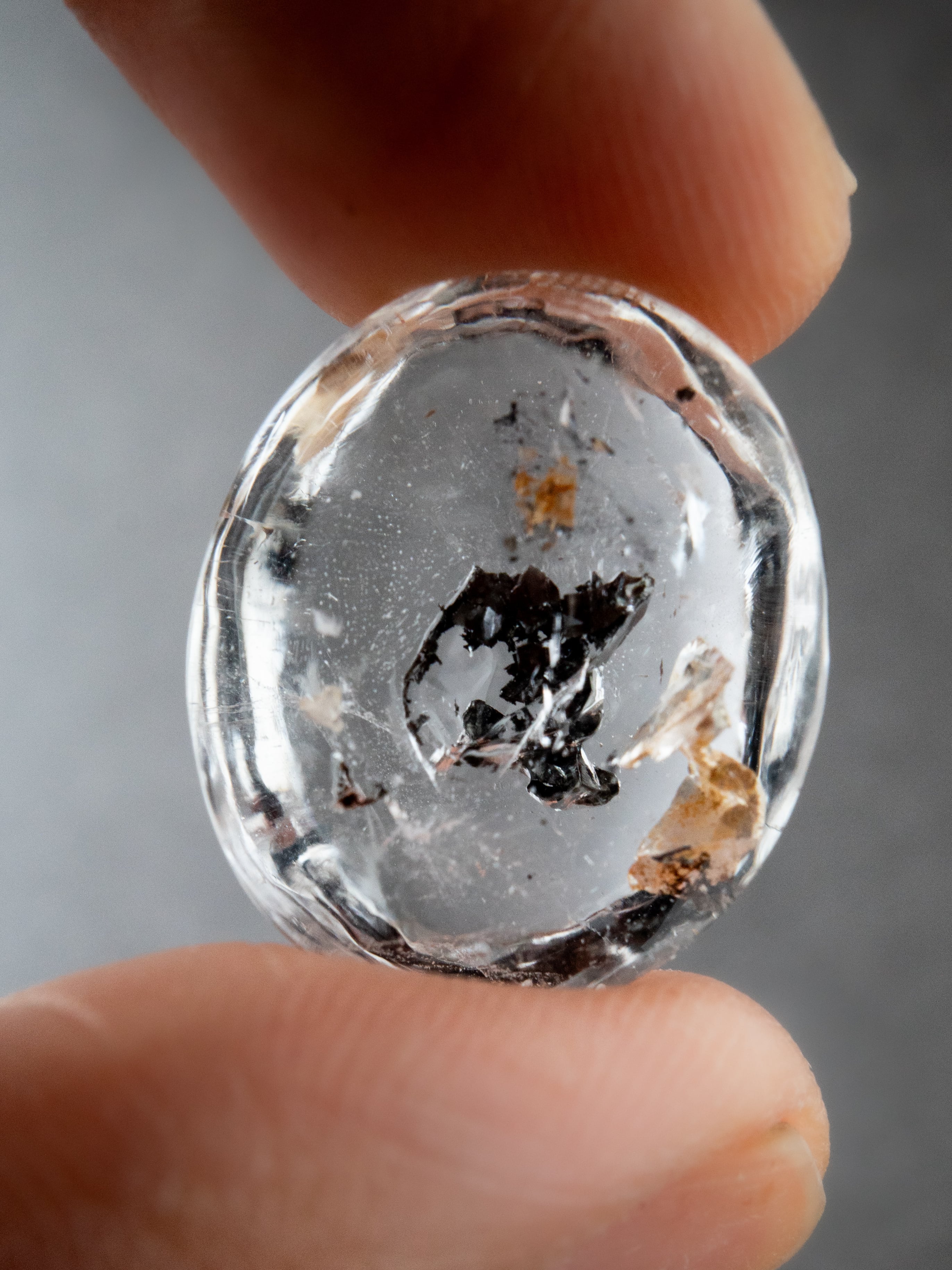 水入り水晶 / エンハイドロクォーツ- a04 | SELSHA