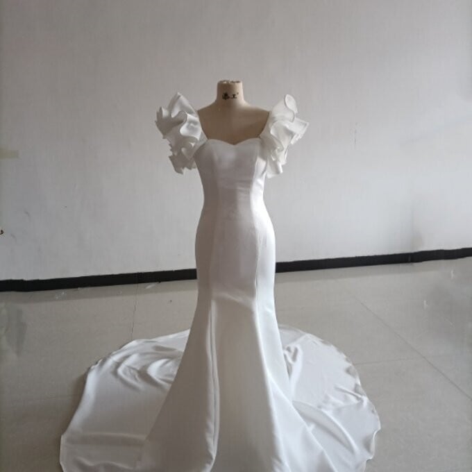 マーメイドライン　ウェディングドレス　オフショルダー 楽天市場】送料無料 ウェディングドレス マーメイドライン オフ