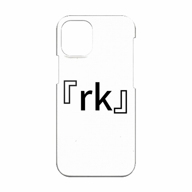 Life Create『rk』　iPhone 12 mini ハードカバーケース