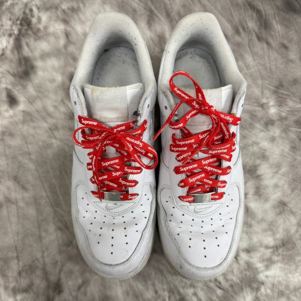 AirForce 1 × Supreme 靴紐 supreme × Air Force 1 シューレース 靴紐