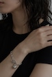 ハートチェーン シルバーブレスレット Silver925