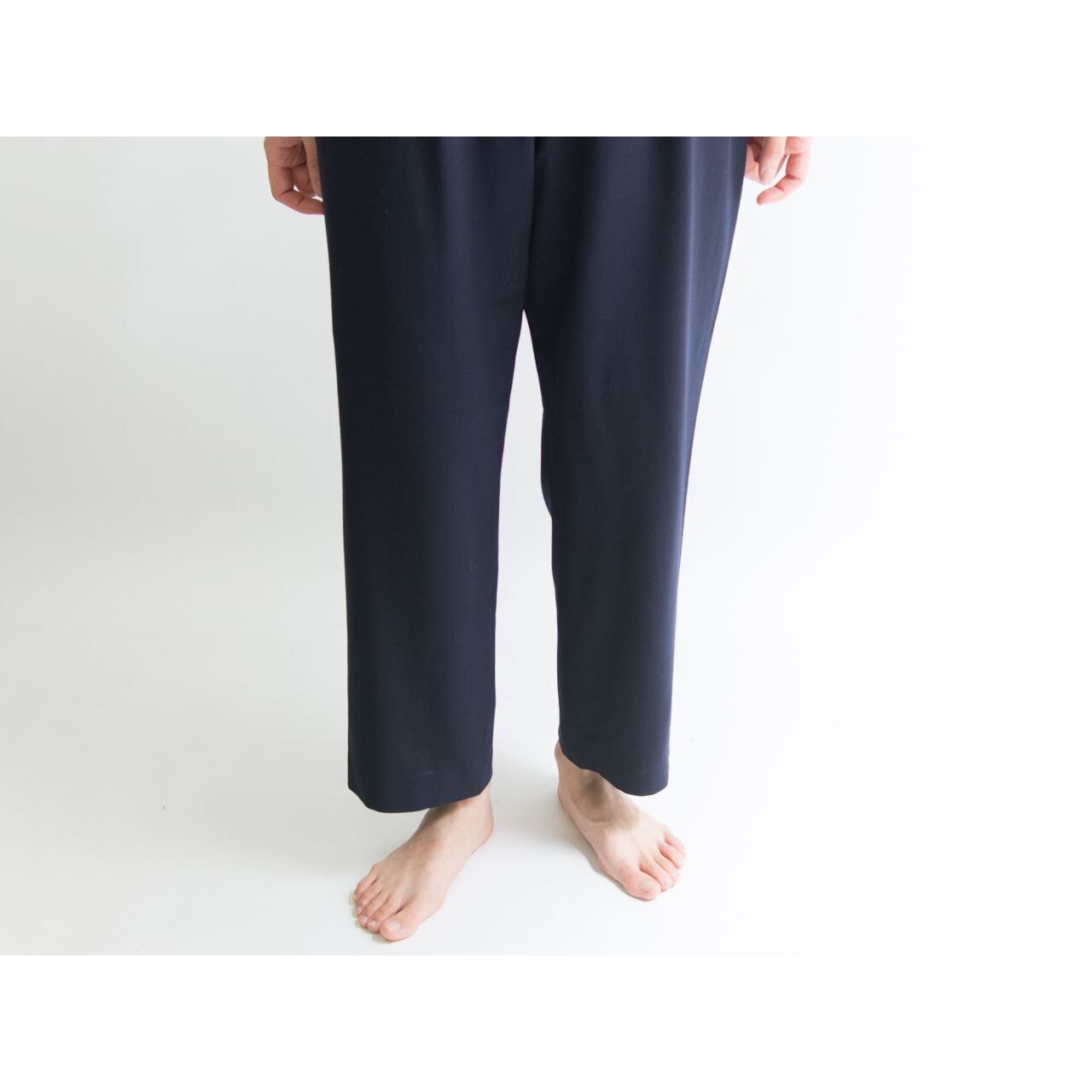 【Unknown brand】Made in Japan stretch wool 2tuck trousers pants(日本製 ストレッチウール2タックトラウザーズ パンツ)5c