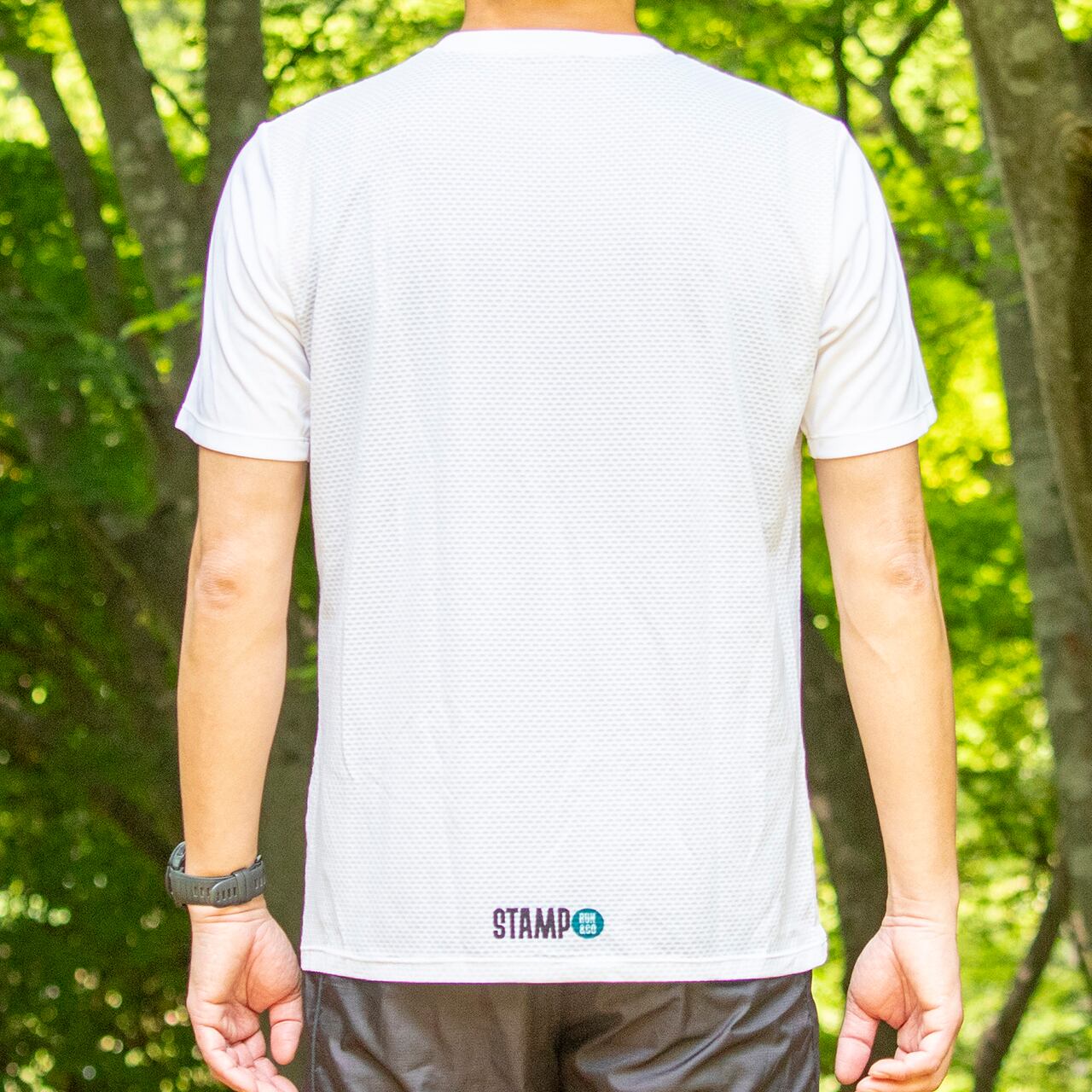 STAMP GRAPHIC RUN TEE (Sweet Trail) | STAMP Run&Co
