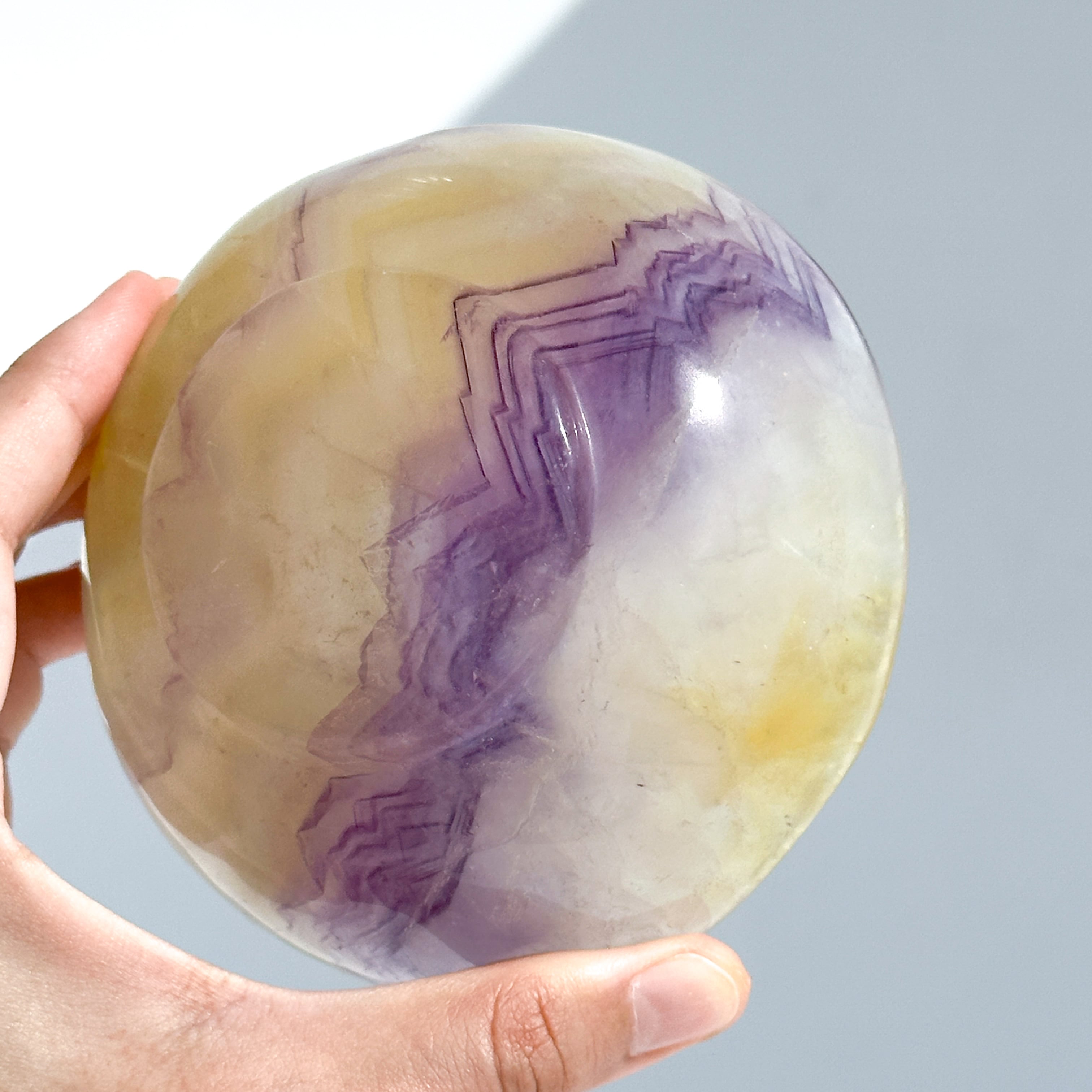 レインボーフローライトのうつわ03◇ RainbowFluorite ◇天然石・鉱物
