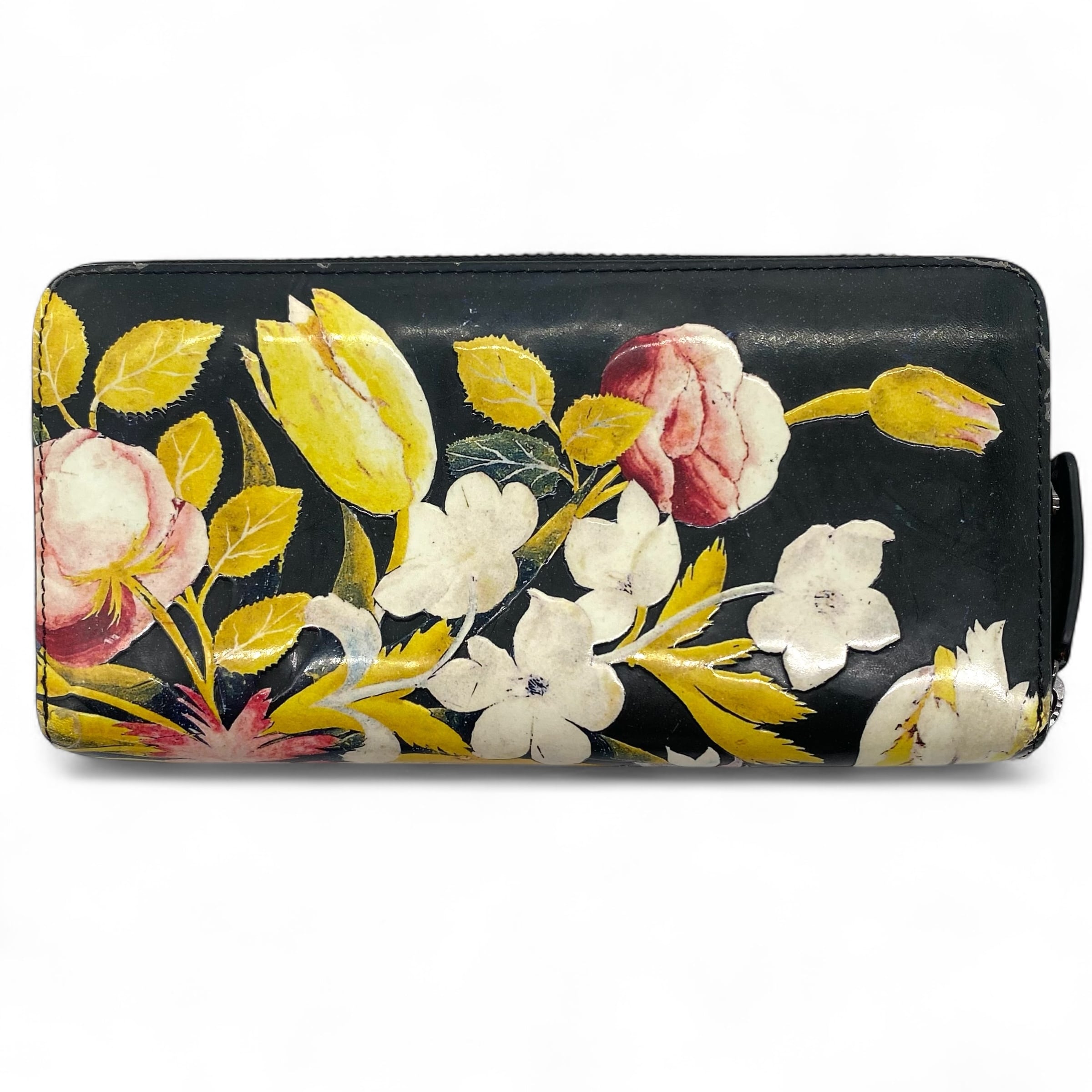 Vivienne Westwood Long Wallet Enamel Floral Genuine Leather