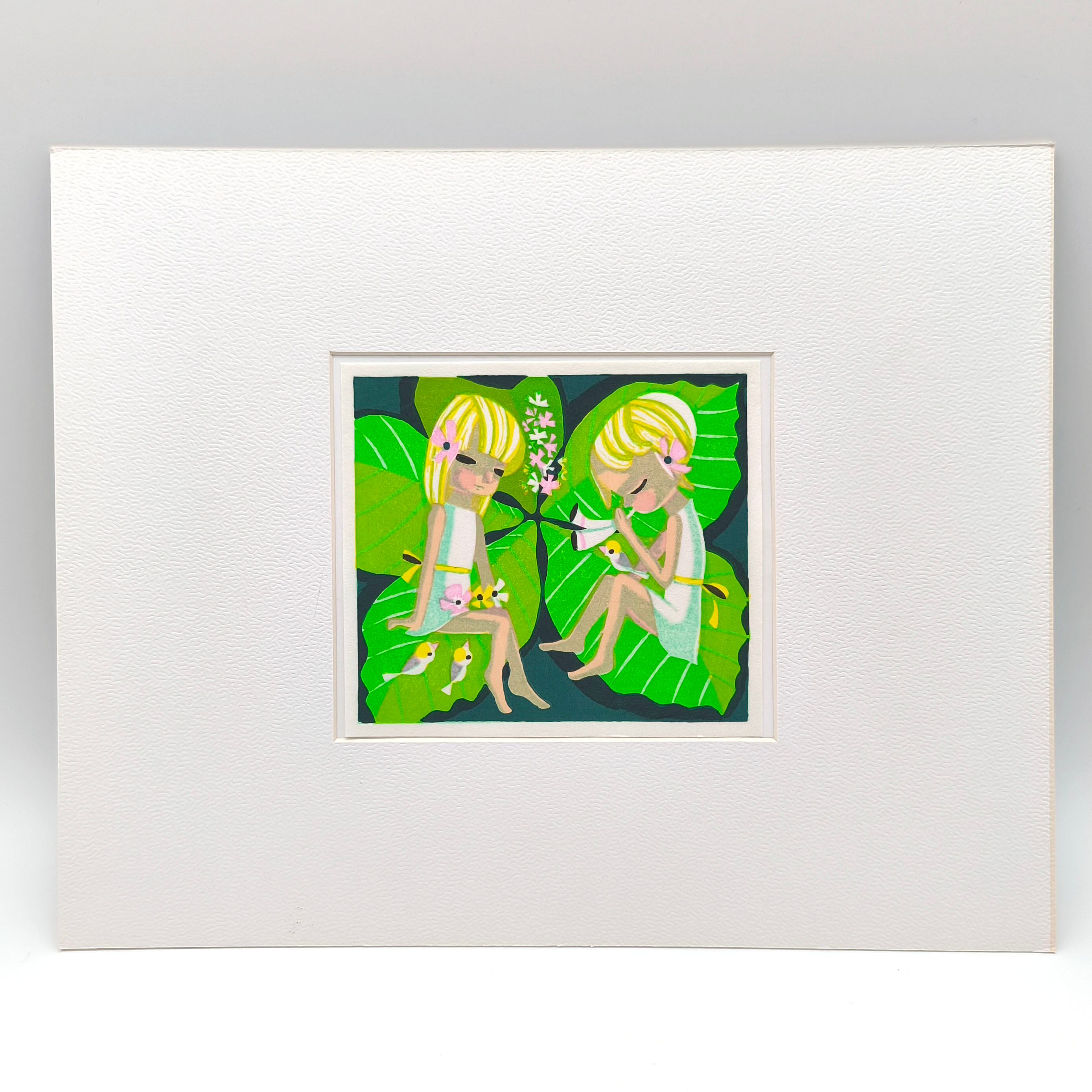 池田修三・『マロニエの唄』・手摺木版画・竹芳洞・No.250416-23・梱包