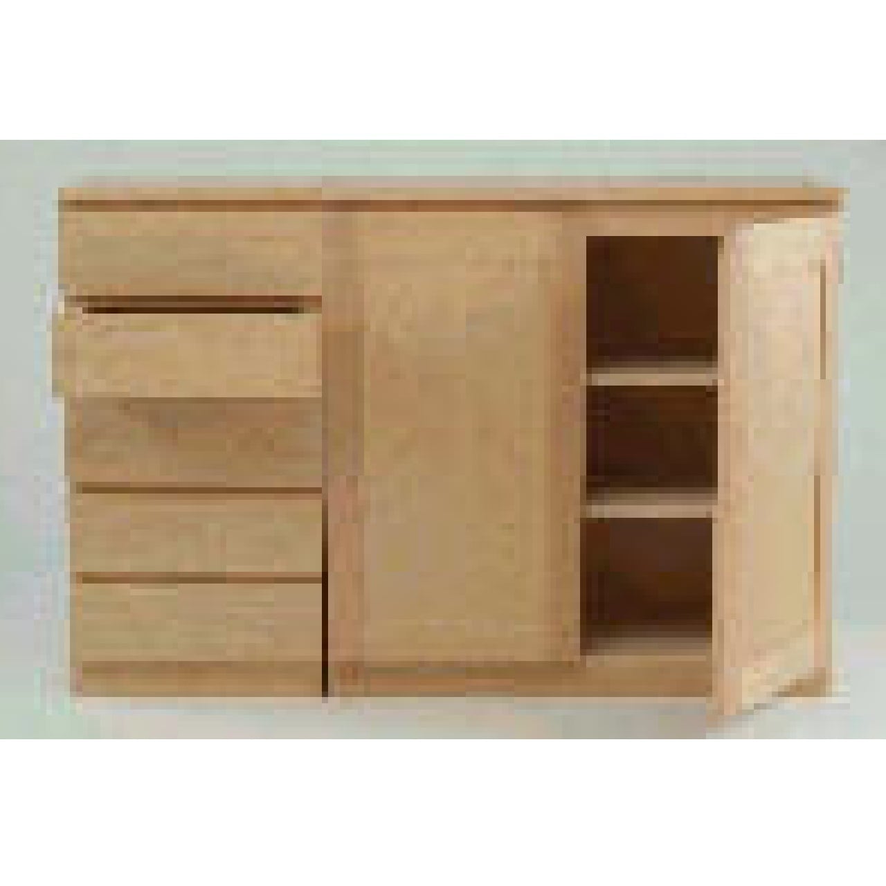 サイズ、デザインオーダー可！２引出２観音扉キャビネット●エスプレッソ無垢受注製作 サイズ、デザインオーダー可！2引出2観音扉キャビネット