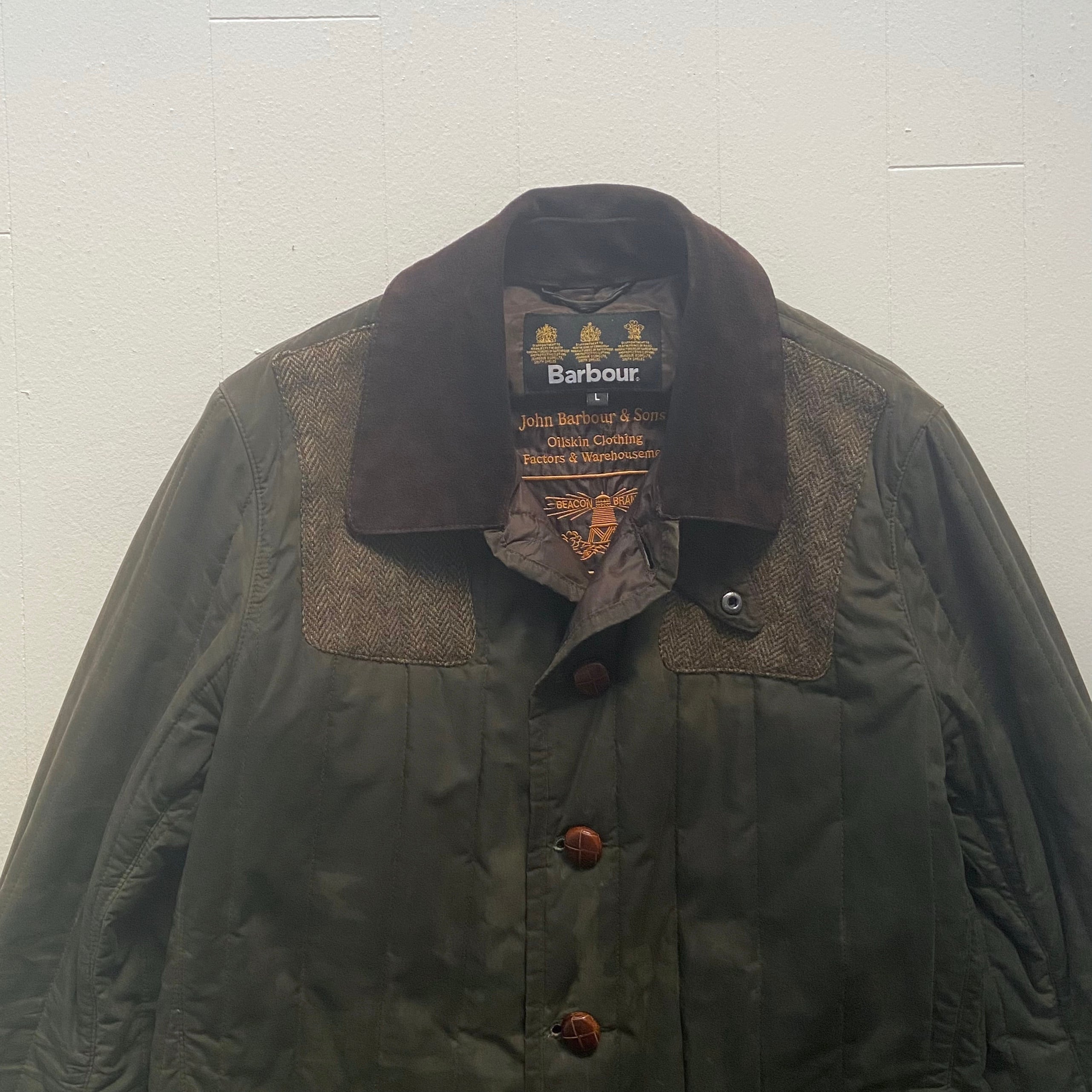 90s Barbour × to ki to バブアー オイルドジャケット L