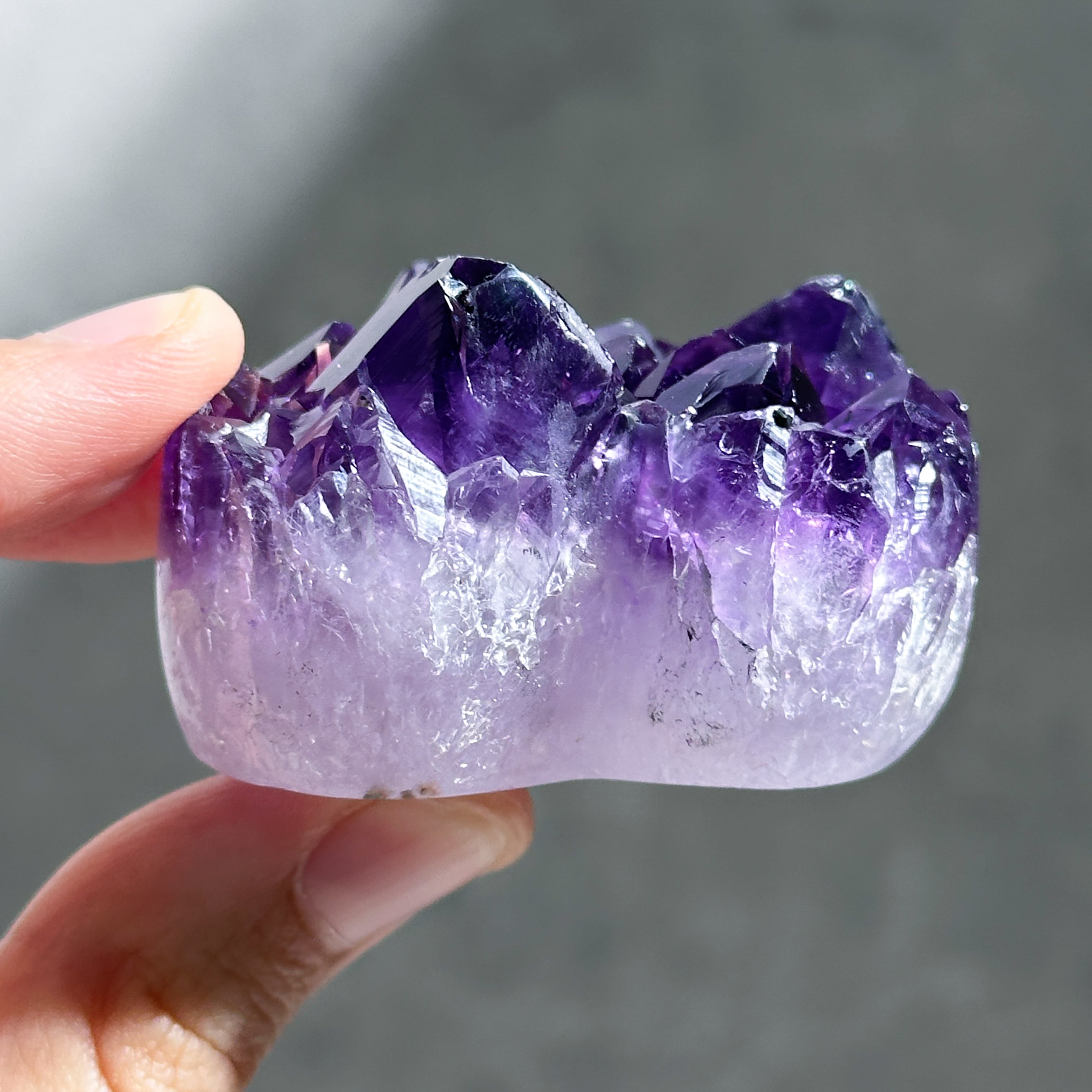 ウルグアイ産アメジスト ハート11◇ Amethyst ◇天然石・鉱石