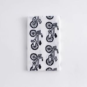 かまわぬ　てぬぐい　「自転車」