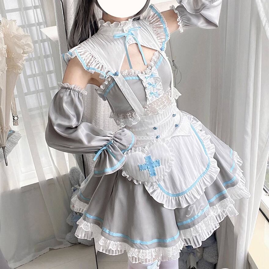 地雷系 コスチュームセット ナース風×堕天使デザイン｜WithU