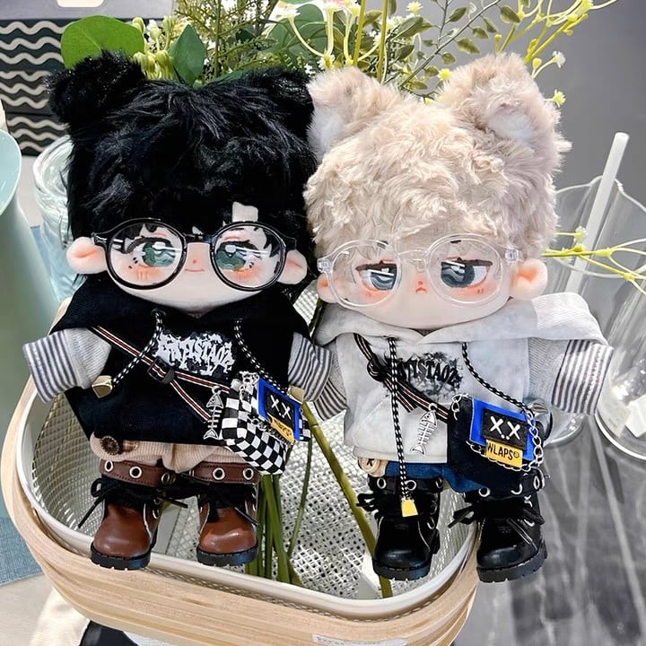 poppo　ぬい服オーダー 16cm ぬい服 オーダー ねこ うさぎ オオカミ 着ぐるみ ぬいぐるみ 服