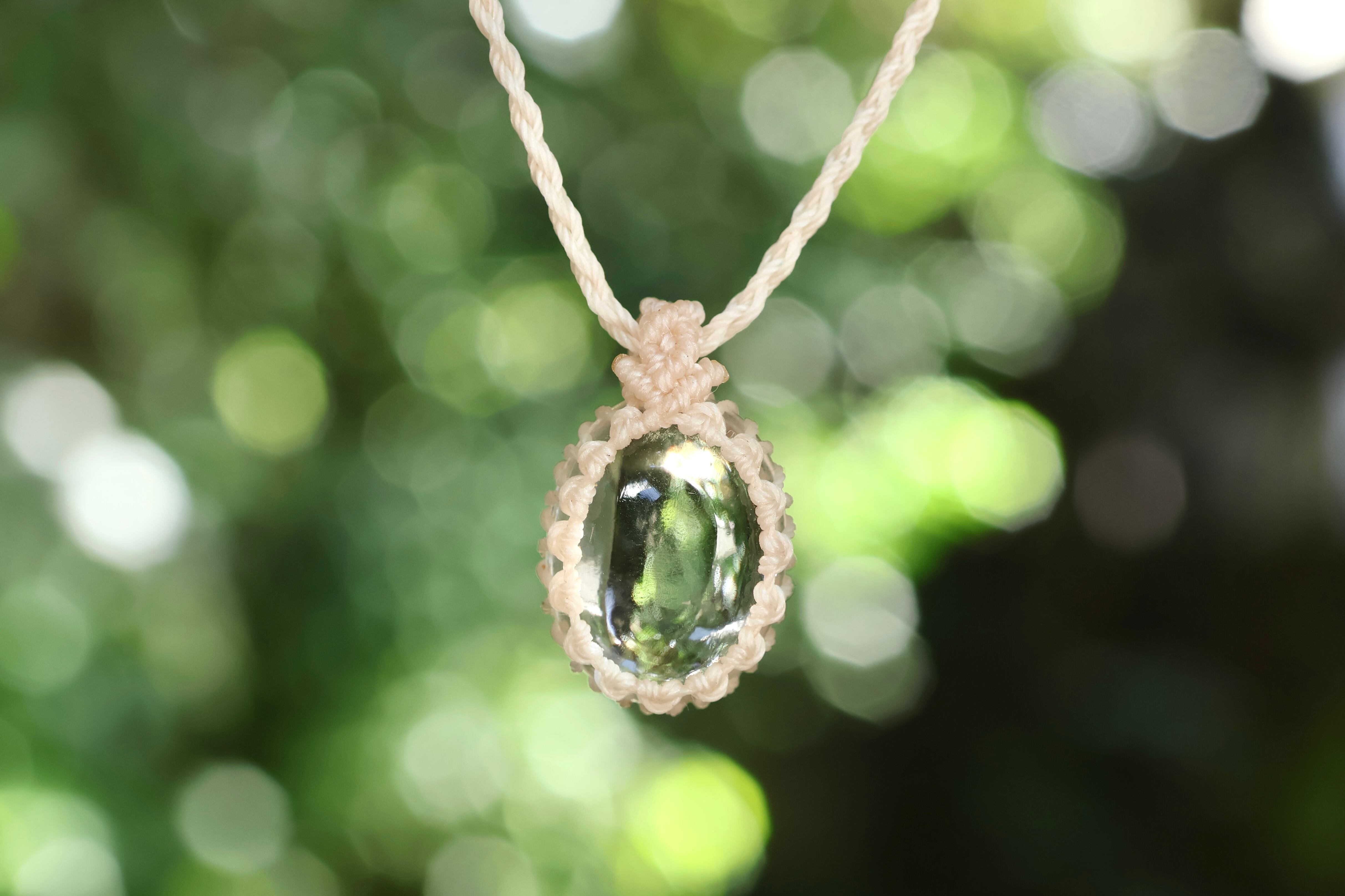 ヒマラヤ水晶ネックレス ガネーシュヒマール産