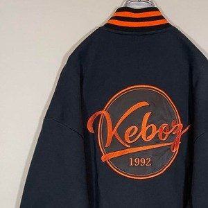 [30%OFF]KEBOZ logo stadium jacket size XL 配送C