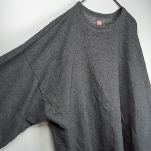 ヘインズ　プレミアム　クルーネック　スウェット　トレーナー　無地　XL