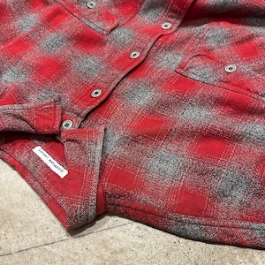 DEEP VALLEY FLANNEL SHADOW CHECK COTTON SHIRT