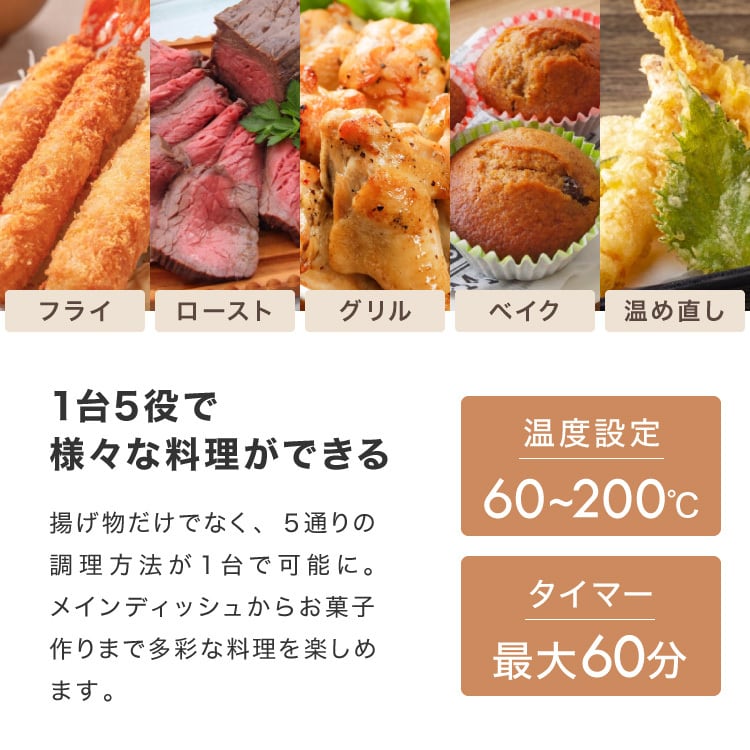 simplus ノンフライヤー 2L デジタル式 グリルプレート2種付き シン simplus ノンフライヤー 2L デジタル式 グリルプレート2種付き シン