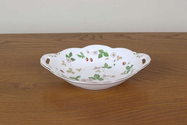 ウェッジウッド　ワイルドストロベリー　ボウル　深皿　苺　WEDGWOOD　WILD STRAWBERRY　イギリス　ヴィンテージ　L109