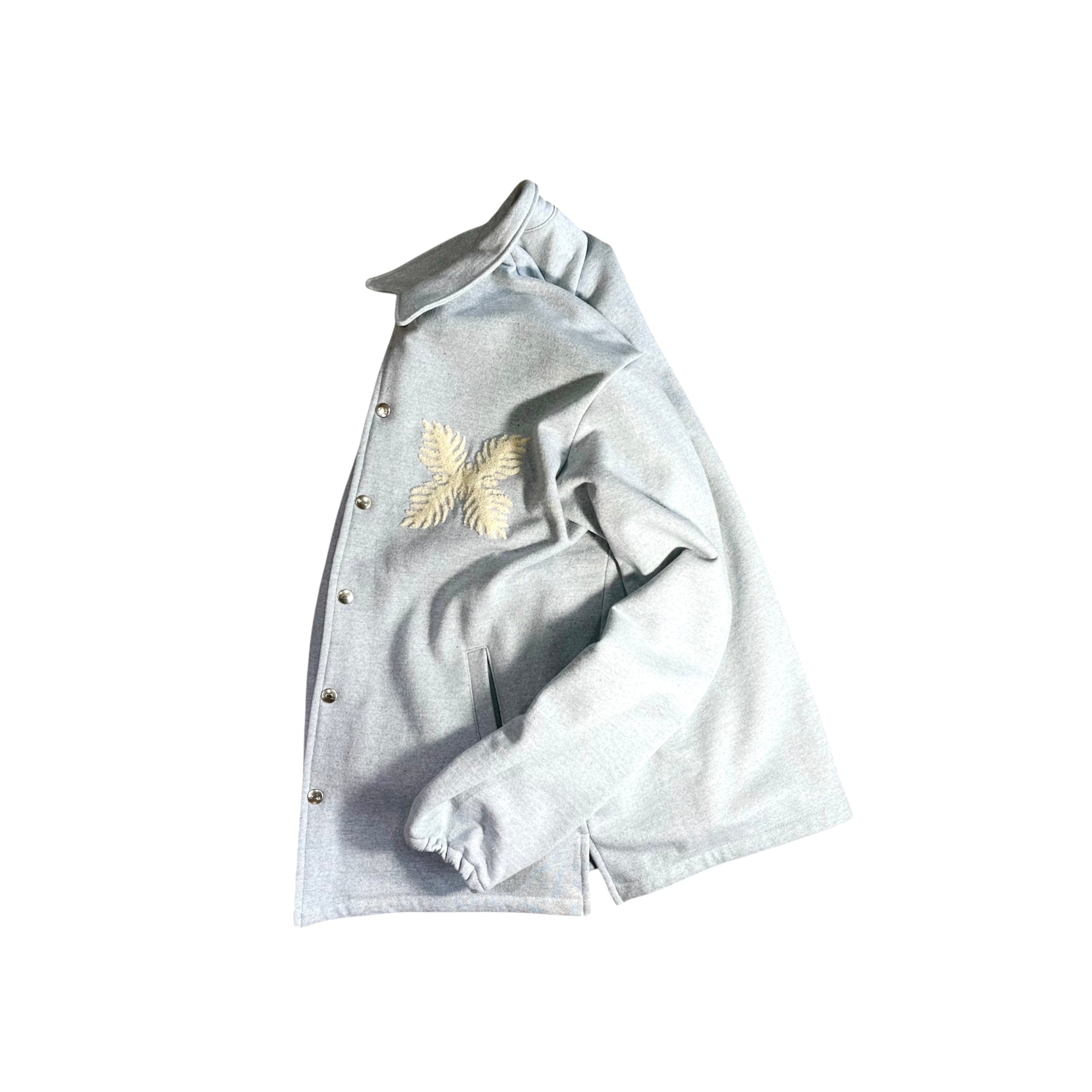 SALVAGE PUBLIC / denim french terry COACH JK / light indigo