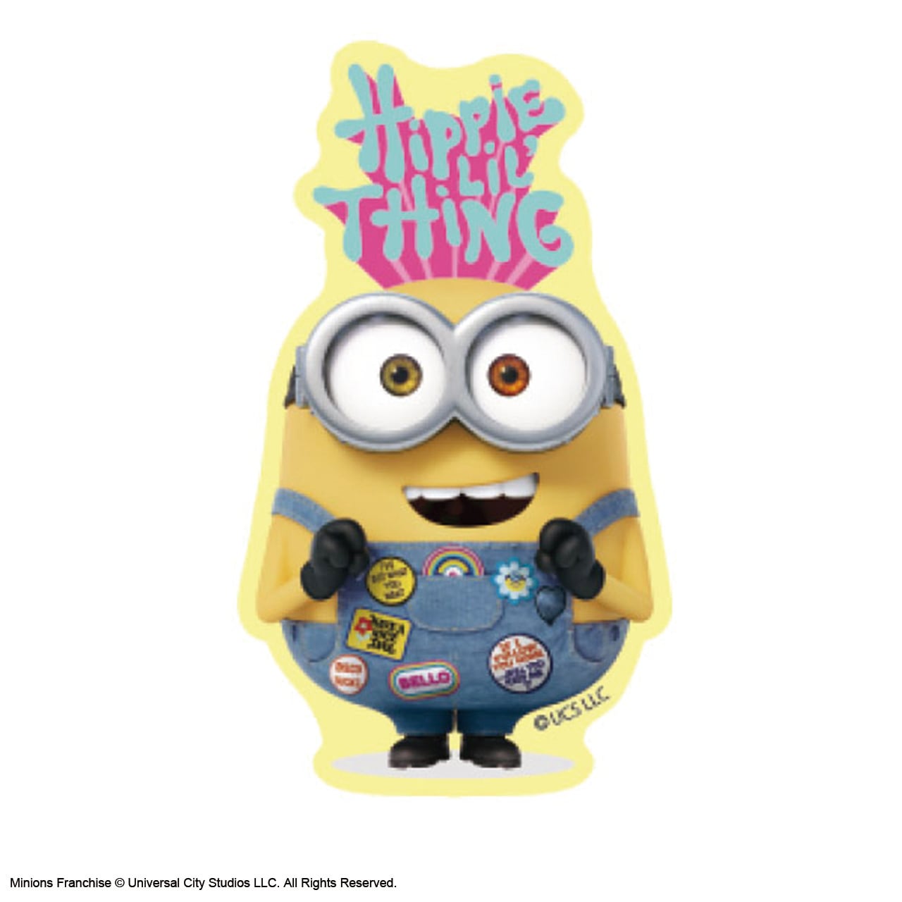 キャラクターステッカー ミニオン２ ボブ ハッピー Minions Pop Up Store Online