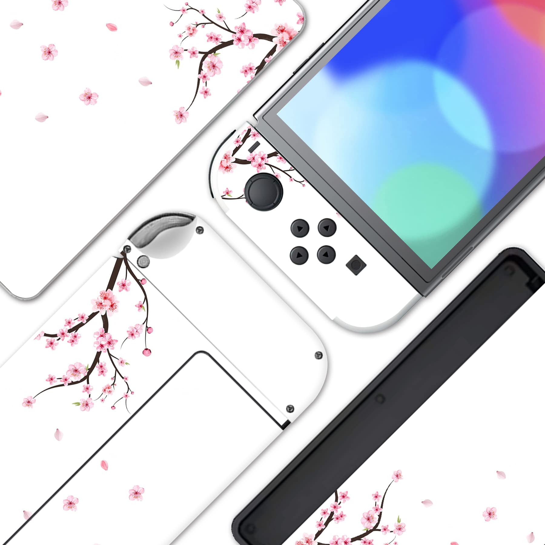 PlayVital Switch OLEDモデルに対応用フルセット保護ステッカーシール