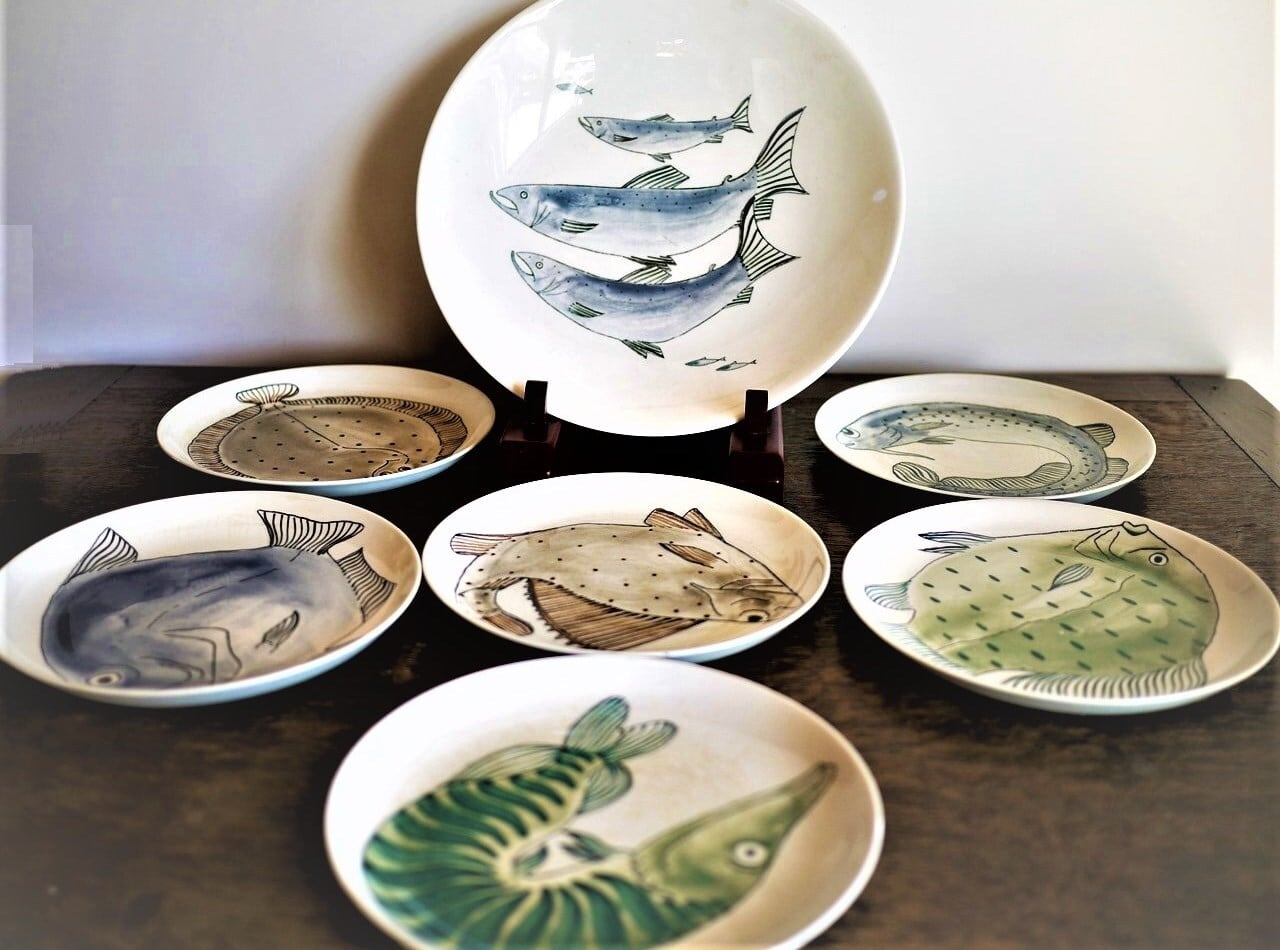 ARABIA アラビア KALAカラプレート 28㎝大皿1枚 Anja Juurikkala