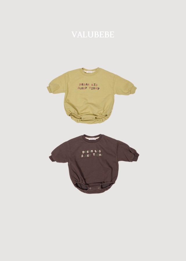 【取寄】valubebe|looney mtm romper|ルーニースウェットロンパース|6M-18M|baby|26 autumn