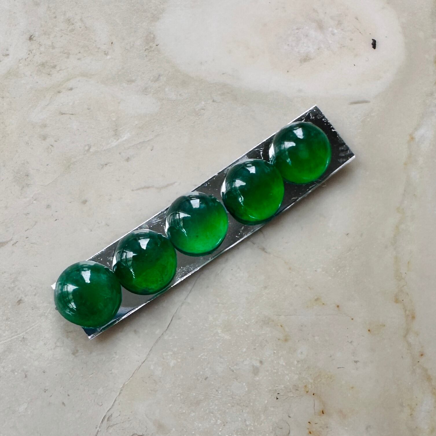 Jade 3.5 mm X 5pcs. FC231019046-2 | Victorian Box