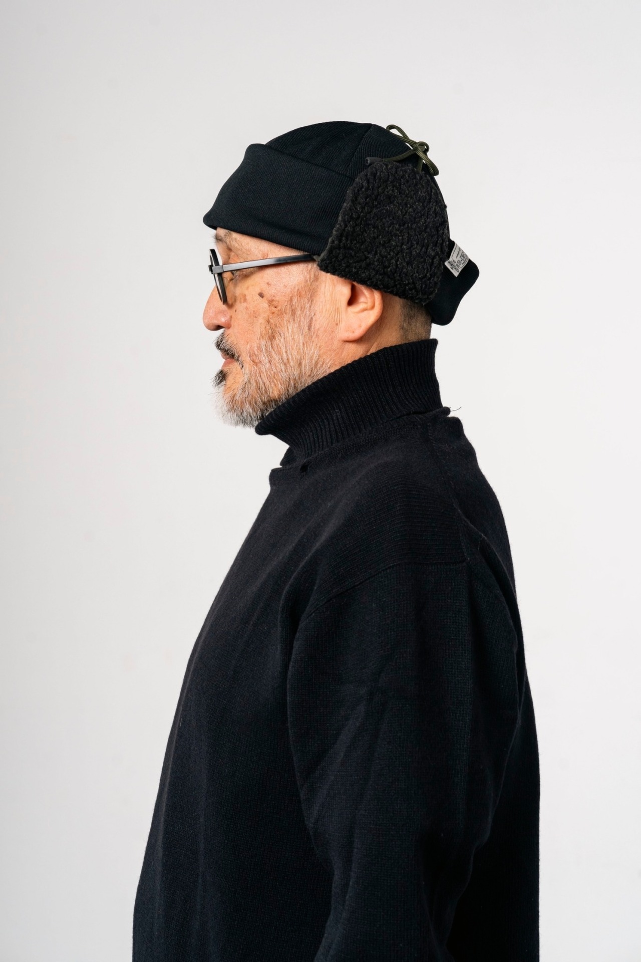 ニットCAP with dogear