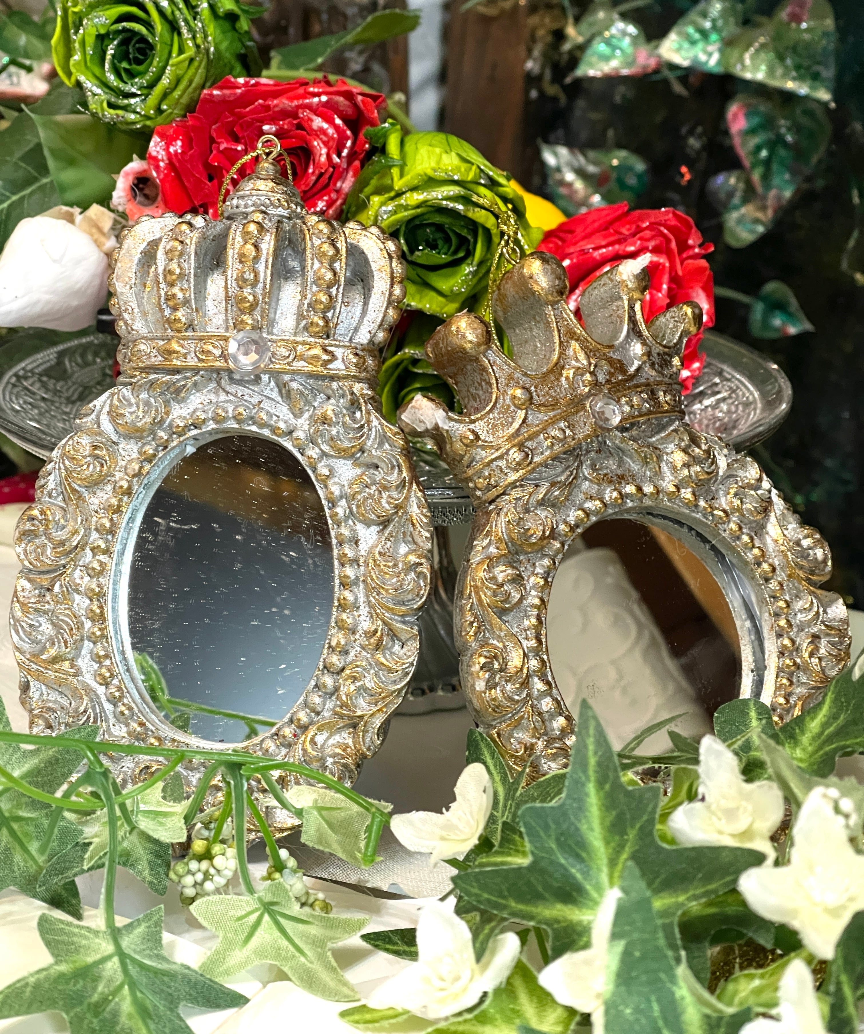 ◇2025新作◇ミラー2種◇オーナメント◇魔法の鏡◇ゴールド◇不思議の