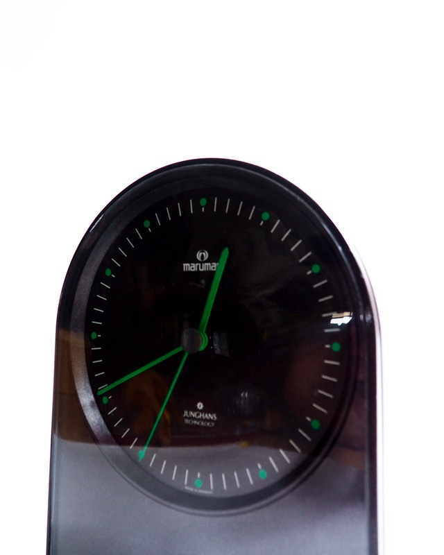 A vintage table clock from the German company Junghans