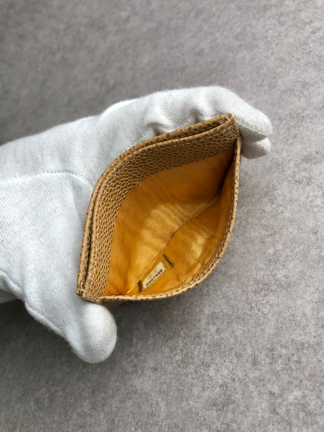 CHANEL シャネル カードケース ベージュ ココマーク レザー vintage ヴィンテージ オールド 7hjrah