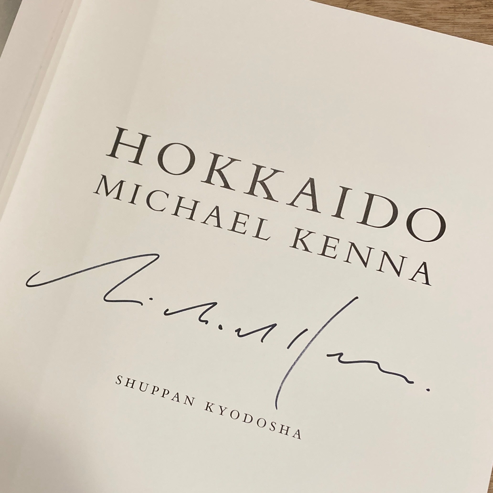 MICHAEL KENNA IN HOKKAIDO マイケル・ケンナ