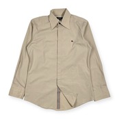 BURBERRY BLACK LABEL バーバリー ブラックレーベル 比翼 長袖シャツ 2/ベージュ系 メンズ