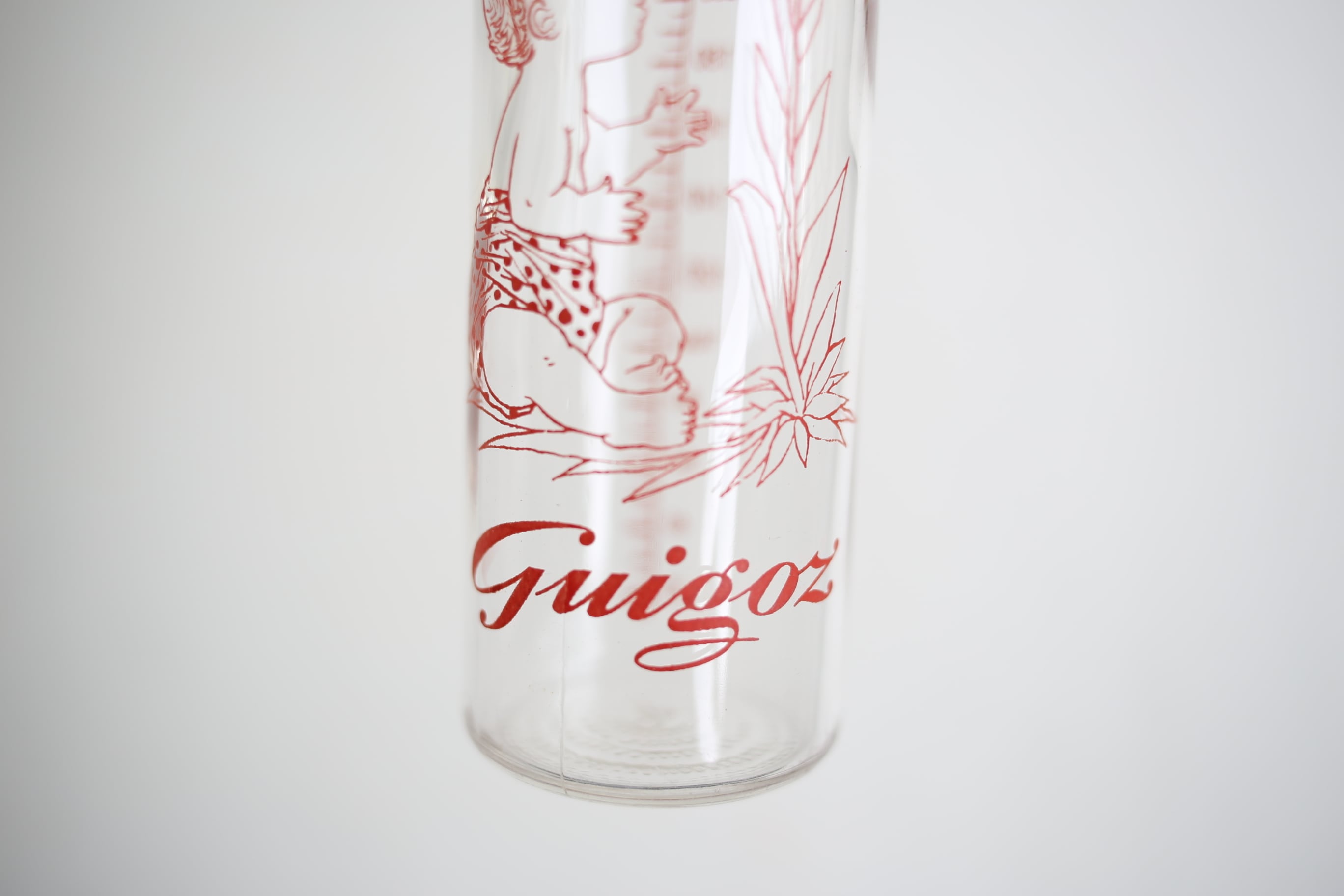 フランス アンティーク ヴィンテージ 哺乳瓶『Guigoz』(蓋なし) N