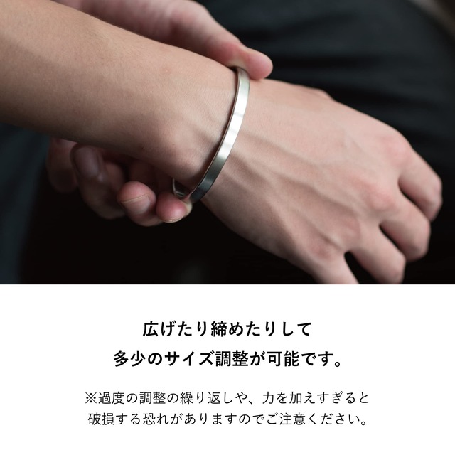 [TAVARAT] [タバラット] バングル メンズ ブレスレット 男女兼用 アクセサリー 真鍮 日本製 Tps-136 (Aセット)