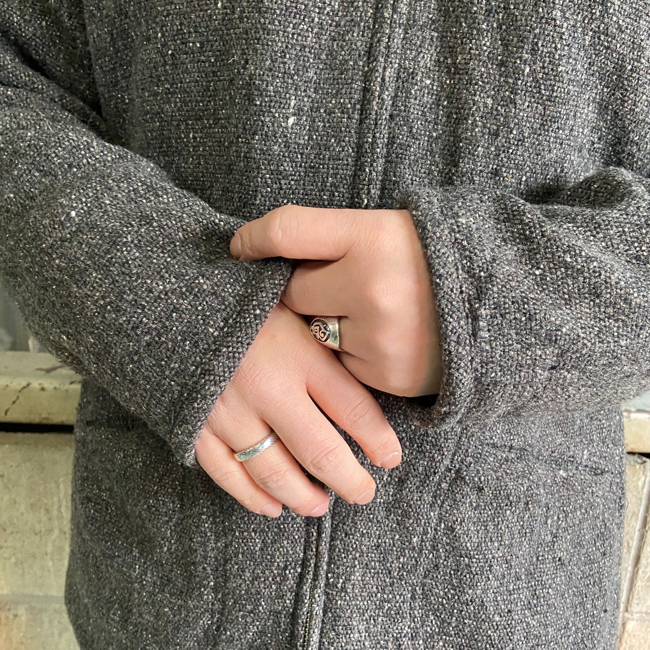 90年代 OLD GAP オールドギャップ 中綿キルティングライナー ウール 