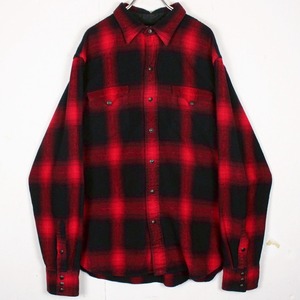 【Caka act2】"Polo by Ralph Lauren" Beautiful Ombre Check L/S Shirt