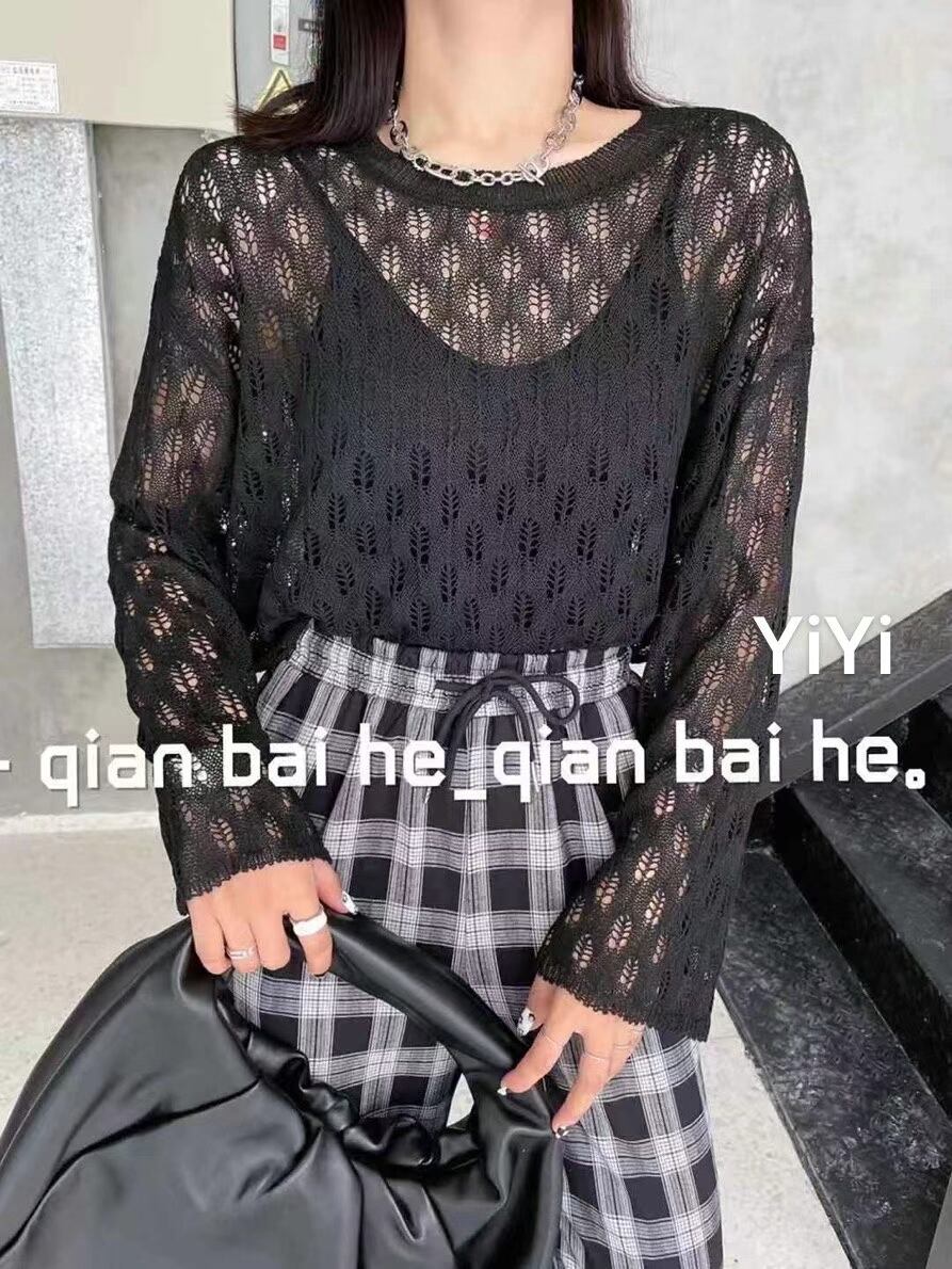 柄編みニット　AJ111-9023