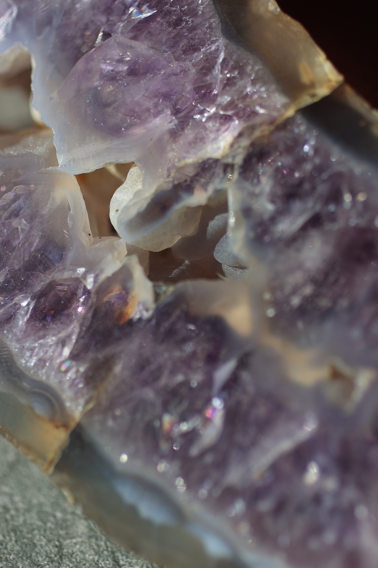 アメジスト スライスプレート ｜Amethyst Slice｜ 天然石・鉱物・パワーストーン | st00401