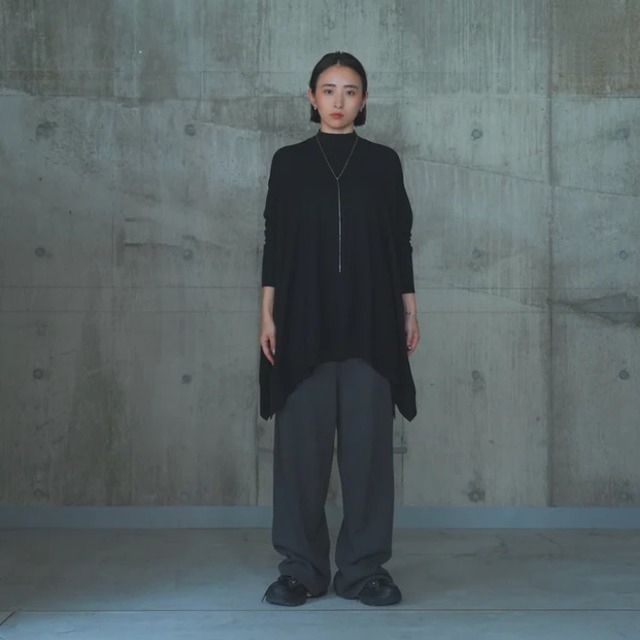 【RILATO】ハイネックニットポンチョ